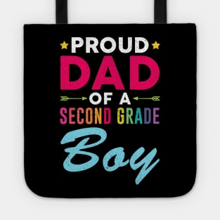 Proud Dad Of A Second grade Boy Back To School Gift Tote