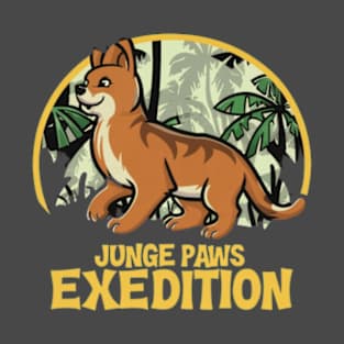 Jungle Paws Safari Quest,cute animals,adventure T-Shirt