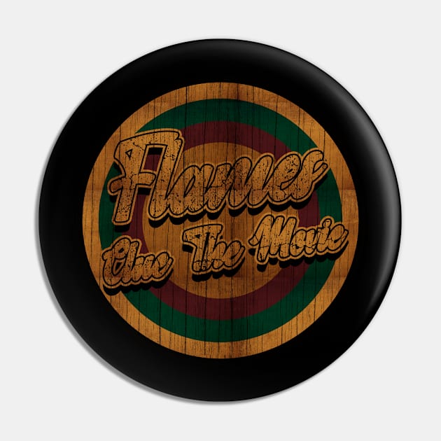 Circle Retro Flames Clue The Movie Pin by Electric Tone