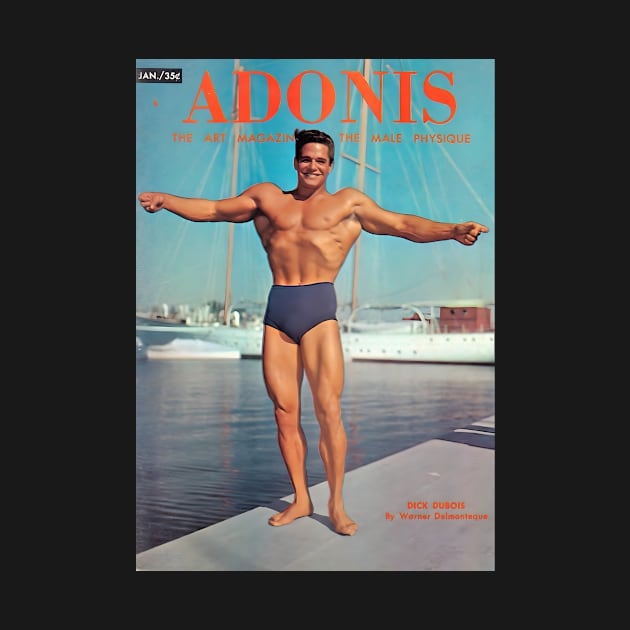 ADONIS - Vintage Physique Muscle Male Model Magazine Cover by SNAustralia