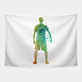 Soccer Player Tapestry