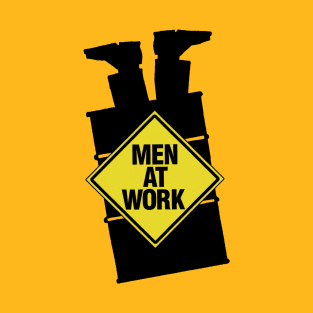 Men At Work Cut Out T-Shirt