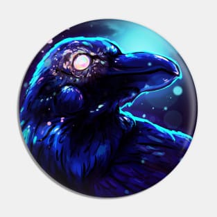 Mystic Raven Pin