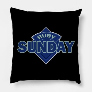 Ruby Sunday - Doctor Who Style Logo Pillow