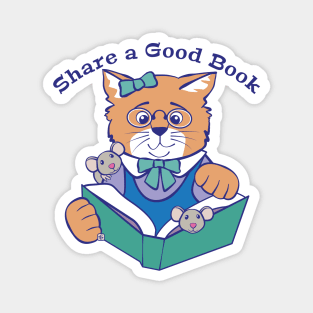 Share a Good Book Magnet