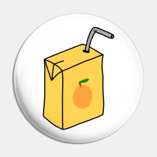 cute orange juice bag Pin