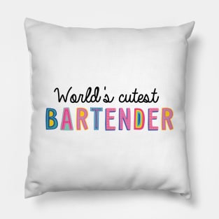 Bartender Gifts | World's cutest Bartender Pillow