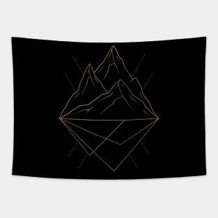 Mountain Lines Tapestry