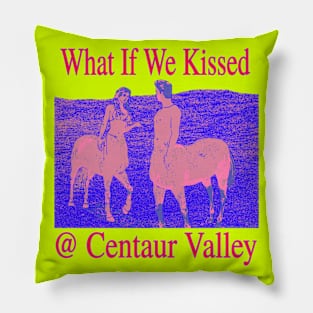 What if we kissed at Centaur Valley - strange and weird centaur design Pillow