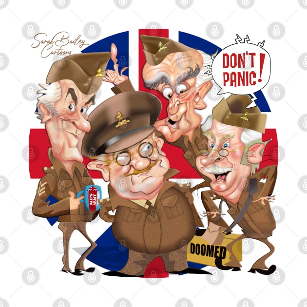 Dads Army by Sarah Bailey TV Cartoons