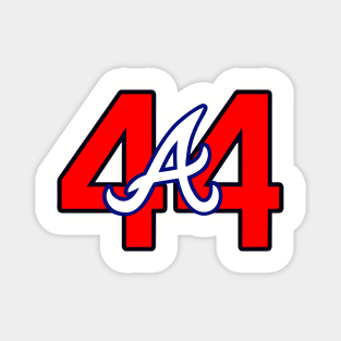 Hank Aaron Logo 44 Magnet