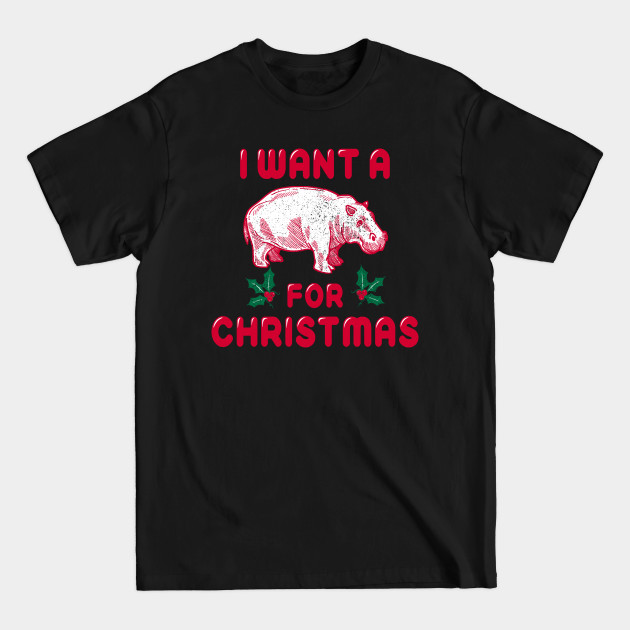 Disover Quarantine Christmas Hippo Vintage Retro Christmas - Quarantine Christmas - T-Shirt