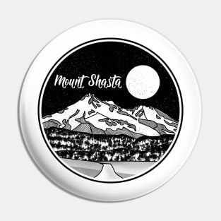 Mount Shasta Pin