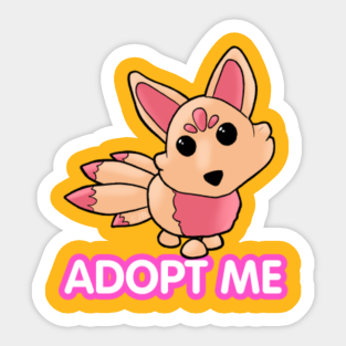 Kitsune Adopt Me Stickers Teepublic - roblox adopt me new pets kitsune