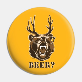 Bear, Deer or Beer Pin