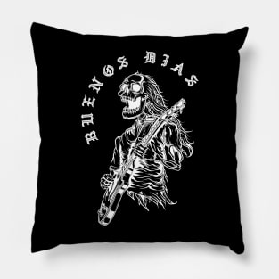 Buenos Dias - metal design Pillow