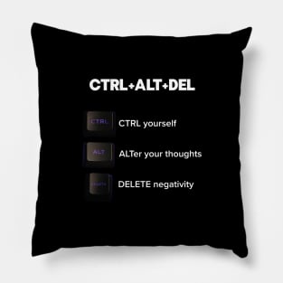 Control ALT Delete Pillow