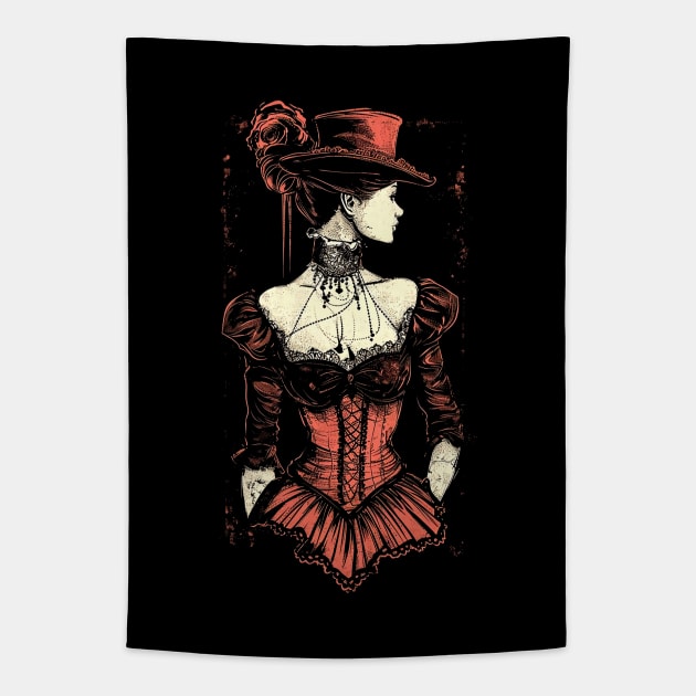 Victorian Era Fashion Tapestry by Milbaruiz