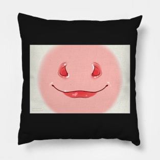 Pink Pony Face Pillow