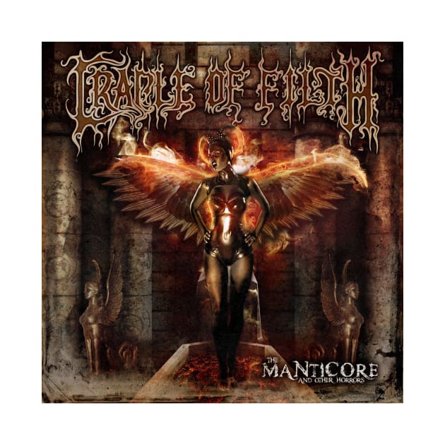 Cradle Of Filth The Manticore And Other Horrors Album Cover by Visionary Canvas