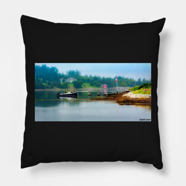 Misty Morning Pillow by kenmo