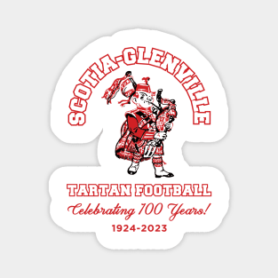 100 Years of SGHS Tartan Football Magnet