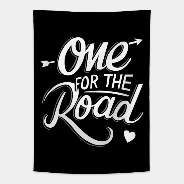 One For The Road (Back Print) Tapestry by Skush™