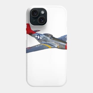 P-51 Mustang Red Tail Phone Case