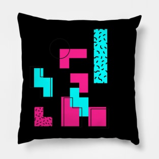 kind a tetris 80's style Pillow