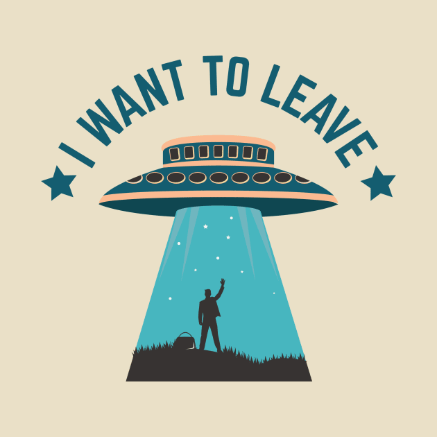 I Want To Leave UFO Alien Abduction by SandiTyche