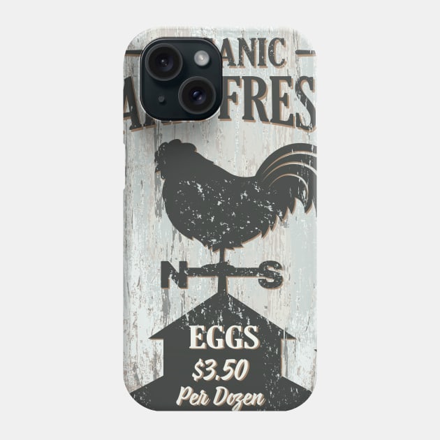 Vintage Farm Market Sign #3 Phone Case by SWON Design