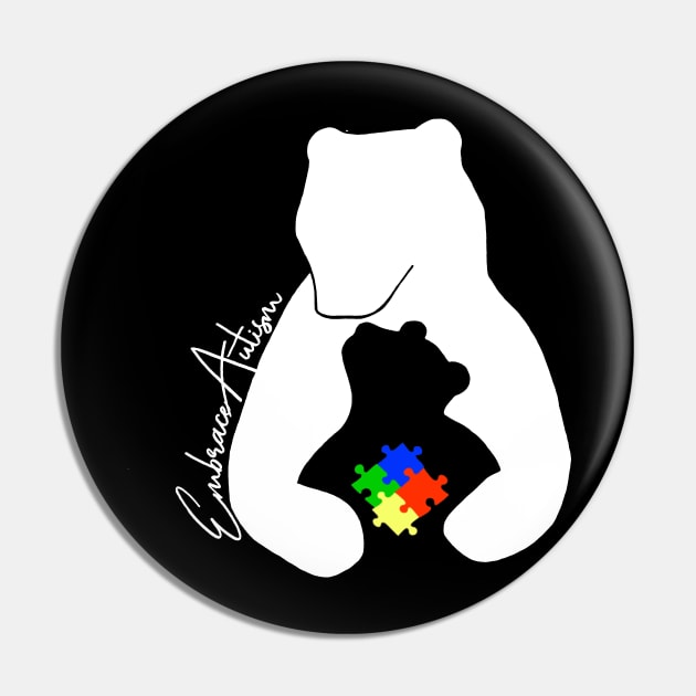 Embrace Autism Shirt - Autism Awareness Pin by Danielsmfbb