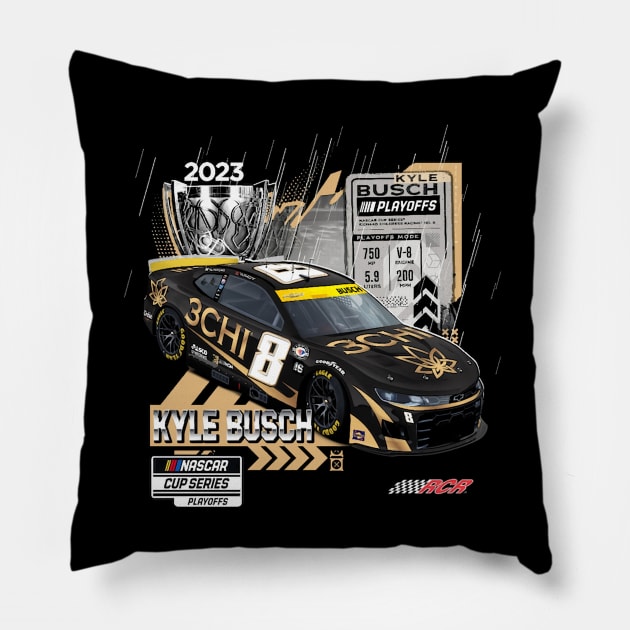 Kyle Busch Series Playoffs Pillow by art.Hamdan