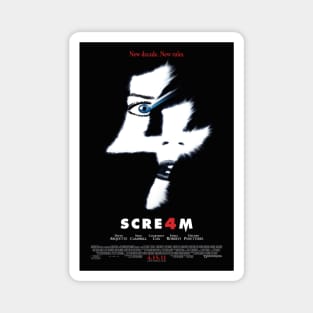 Scream 4 Movie Poster Magnet