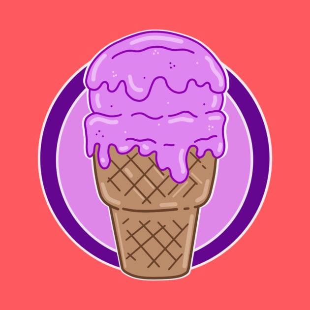 Ube Cone by LegendaryUbe