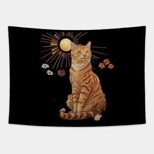 Cat Tarot Feline Fortune Teller Tapestry