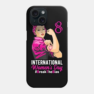 Break The Bias International Womens Day 2022 Women 8 March Phone Case