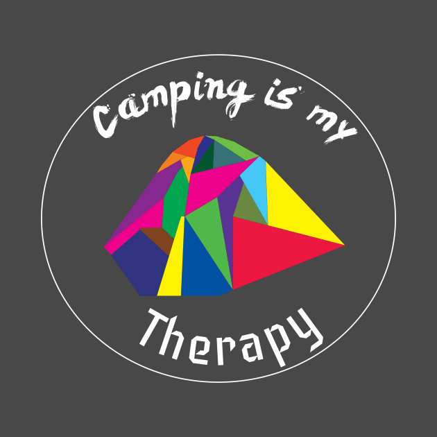 Cool Tent Camping Outdoor Colourful Shirt by thefriendlyone