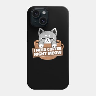 Cat Kitten sweet cat coffee Phone Case