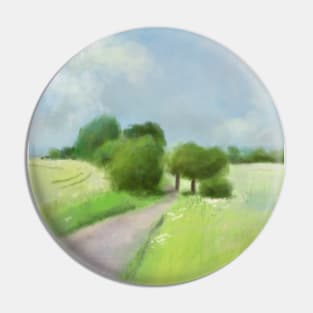 Peaceful path painting Pin