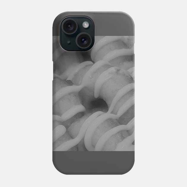 Donut B/W Phone Case by Omnivorous