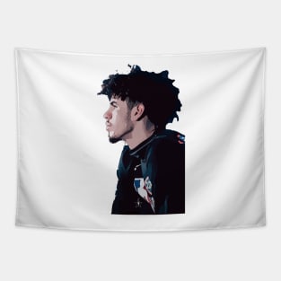 LaMelo Ball Vector Art Tapestry