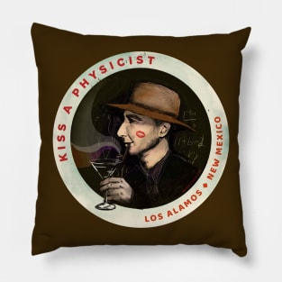 Oppenheimer "Kiss a Physicist" Pillow