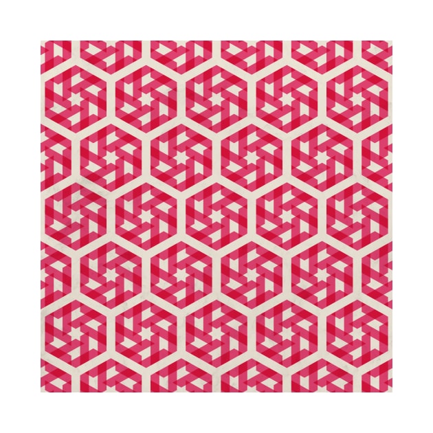 Pink Star Pattern by Tobe_Fonseca