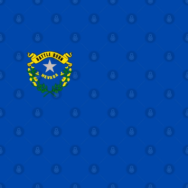 Nevada State Flag by Lucha Liberation