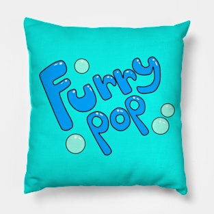 Furry Pop Logo Pillow