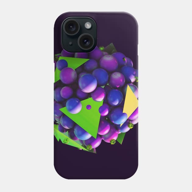 Planet futuristic modern 3d space Phone Case by carolsalazar