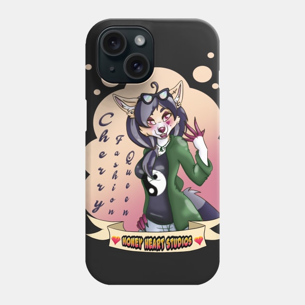 Cherry Phone Case by HoneyHeartStudios