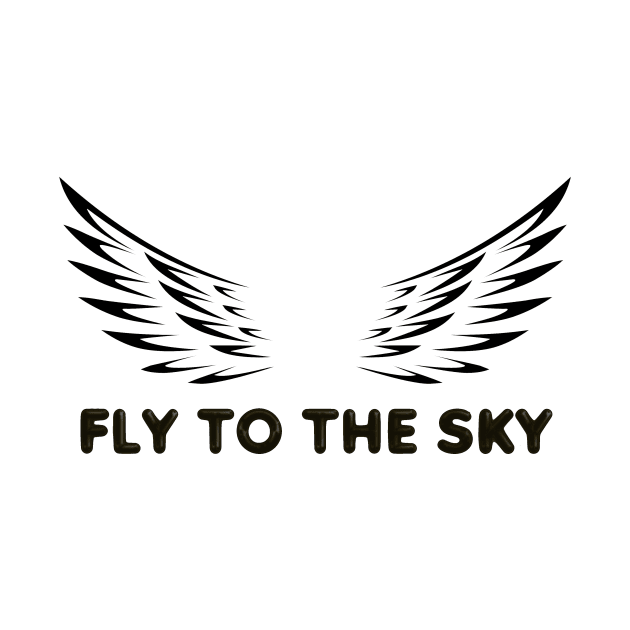 Fly To The Sky Wings by GraphicWave