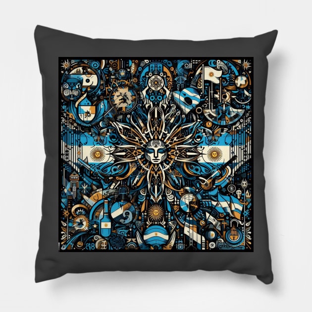 Gothic Argencity Pillow by  Nelli 